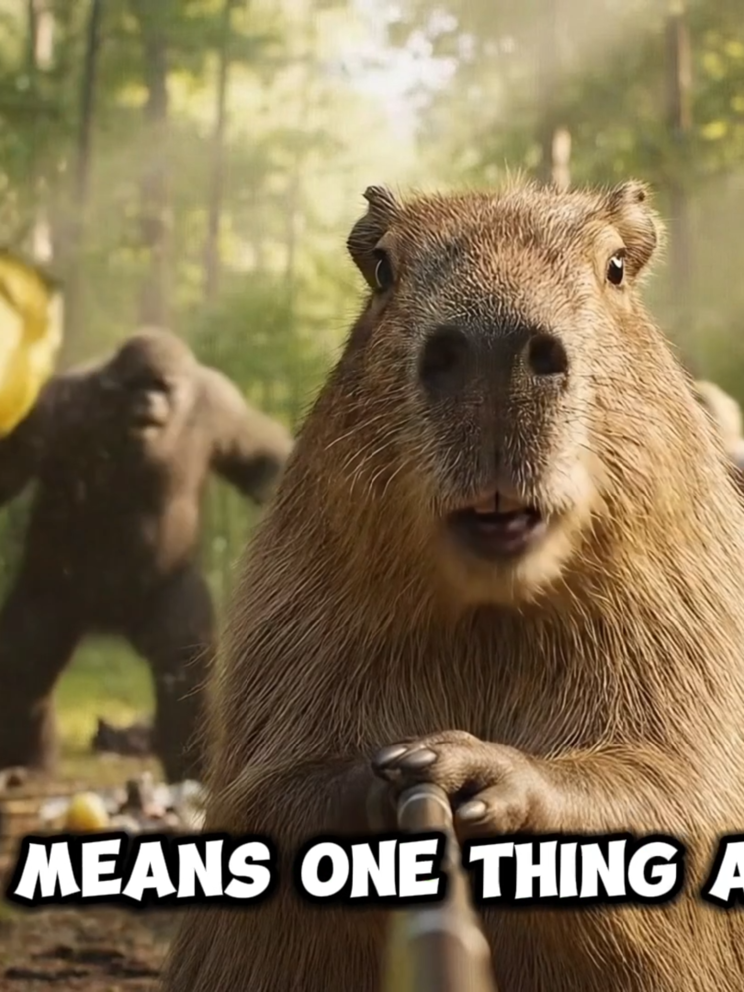 You are a good girl!!! #goodboy #fpyシ #capybara #viral #FYP #Bigfoot