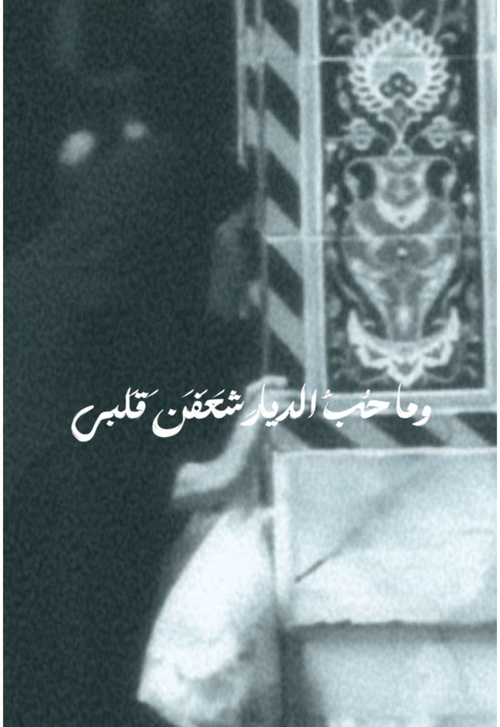 وما حب الديار شغفن قلبي  ولكن حب من سـكن الديارا  #السيد_الشهيد_محمدالصدر_قـ_الله_سره  #محرم_الحرام_1447 