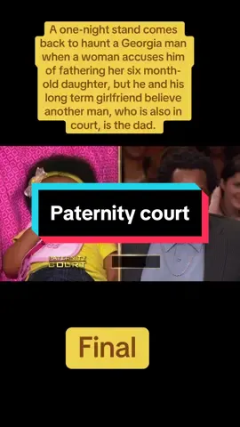 A one-night stand comes back to haunt a Georgia man when a woman accuses him of fathering her six month-old daughter, but he and his long term girlfriend believe another man, who is also in court, is the dad.#paternitycourt #tiktok #views #moreviews #xyzbca #trending #goviralgo #viralvideo #viral  @Paternitycourtfanspage  @Paternitycourtfanspage @Paternitycourtfanspage 