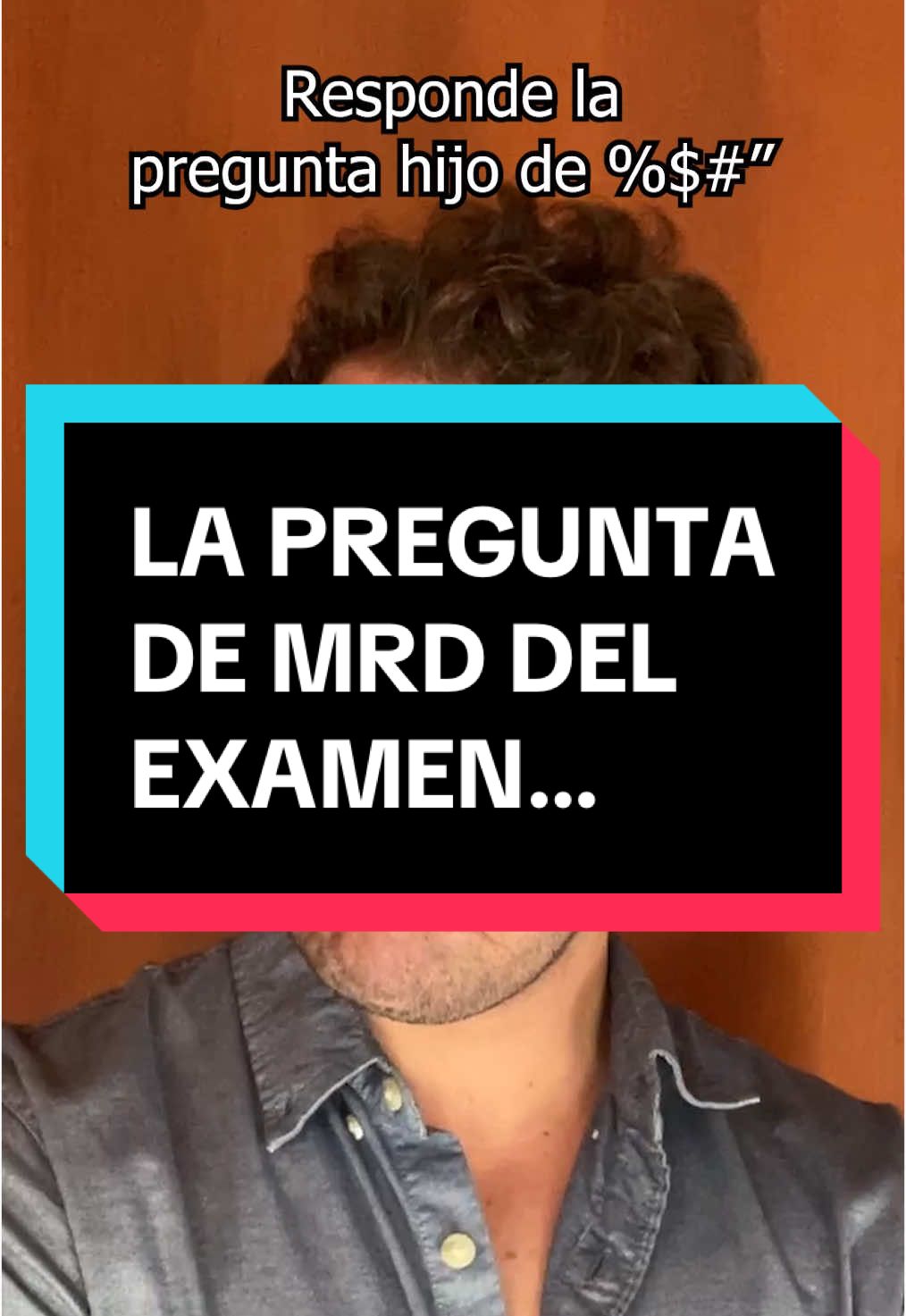 Esa pregunta de examen sencilla con un espacio eterno para responder 😐😐