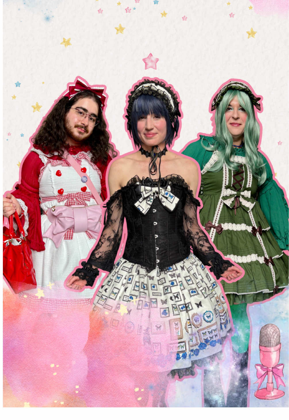 Anime Boston EGL fits! These 3 l🎀tas hosted the Gender Nonconforming Men in EGL Fashion Panel and they served 💅🏽I love how we have a variety of EGL styles in this street snap🎀 Interviewee’s IGs: 1st guest: @Asocasno 2nd guest: @sourcherryfrills 3rd guest: Silas #lolitafashion #mensfashion #kawaiiaesthetic #eglfashion #eglcommunity #kawaiialtfashion #meninfashion #kawaii #animecommunity #animeboston 