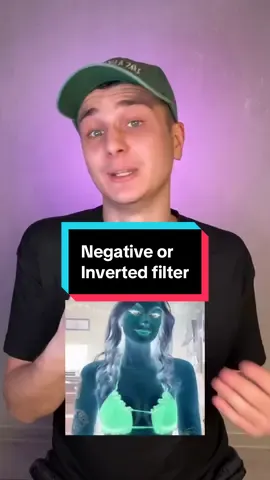 Inverted filter. Negative filter. Negative effect. Inverted effect. TikTok filter. #tiktoktrend #invertedfilter #negativefilter #tiktokfilter #tiktokviral 