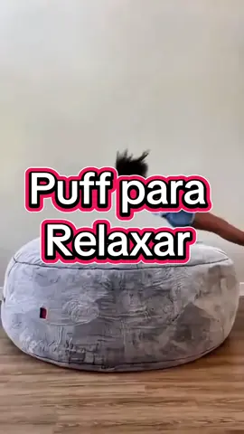 Puff gigante para relaxar após um dia cansativo de trabalho #puf #relaxar #descansomerecido #descanso 