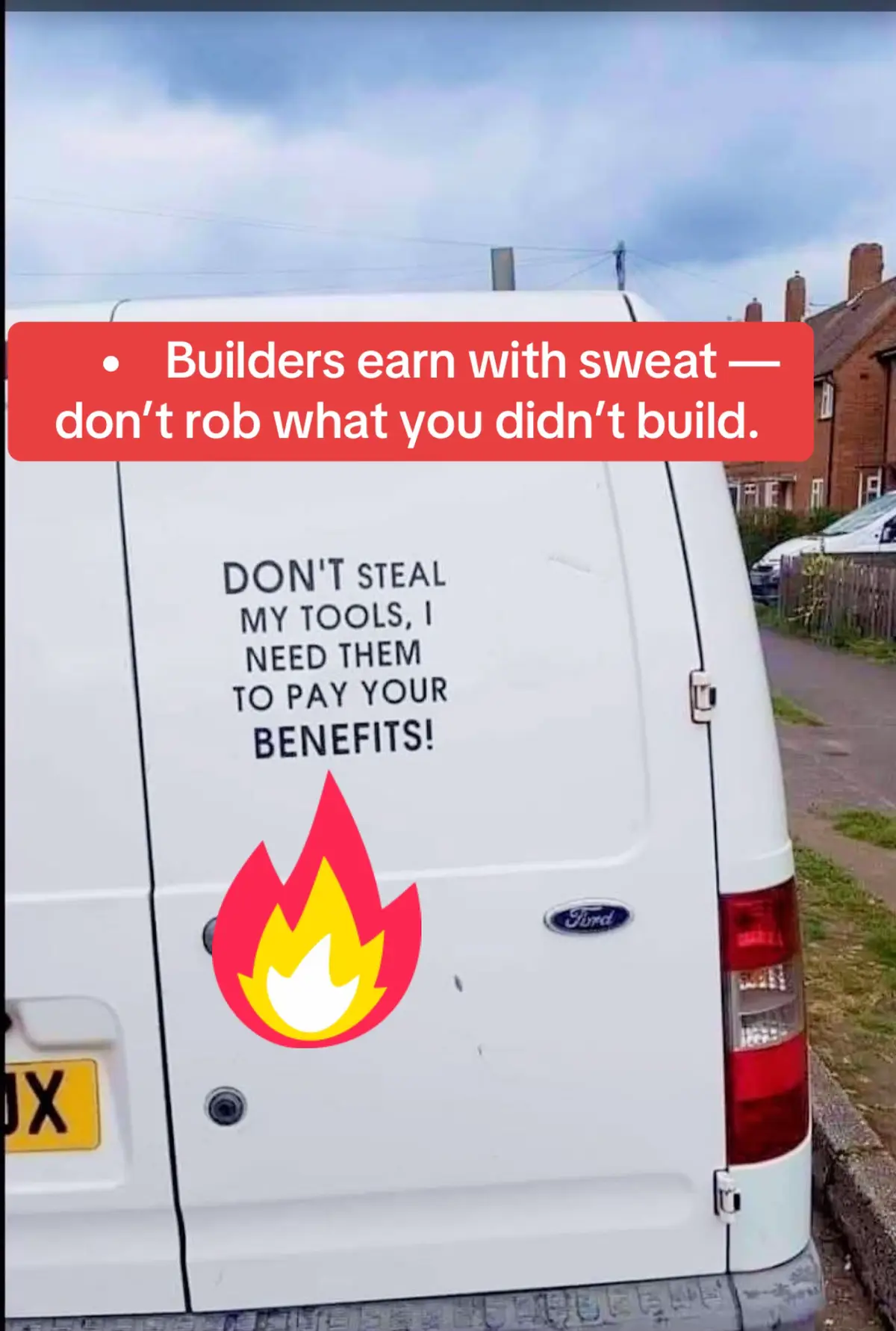#uk #london #bittertruth #tools van#tik_tok #fyp #viral p