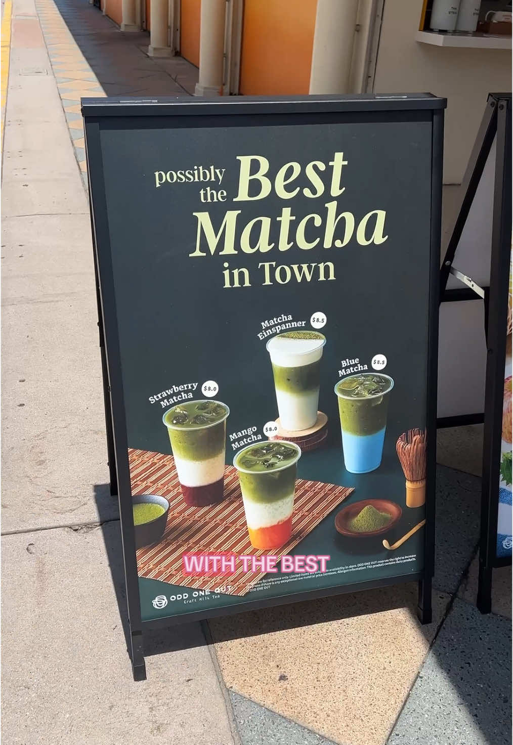 Caption: Matcha lovers make sure to check out: 📍Odd One Out Tea 1260 Third St Promenade Santa Monica, CA @Odd One Out Tea  #Matcha #thingstodoinla #santamonica
