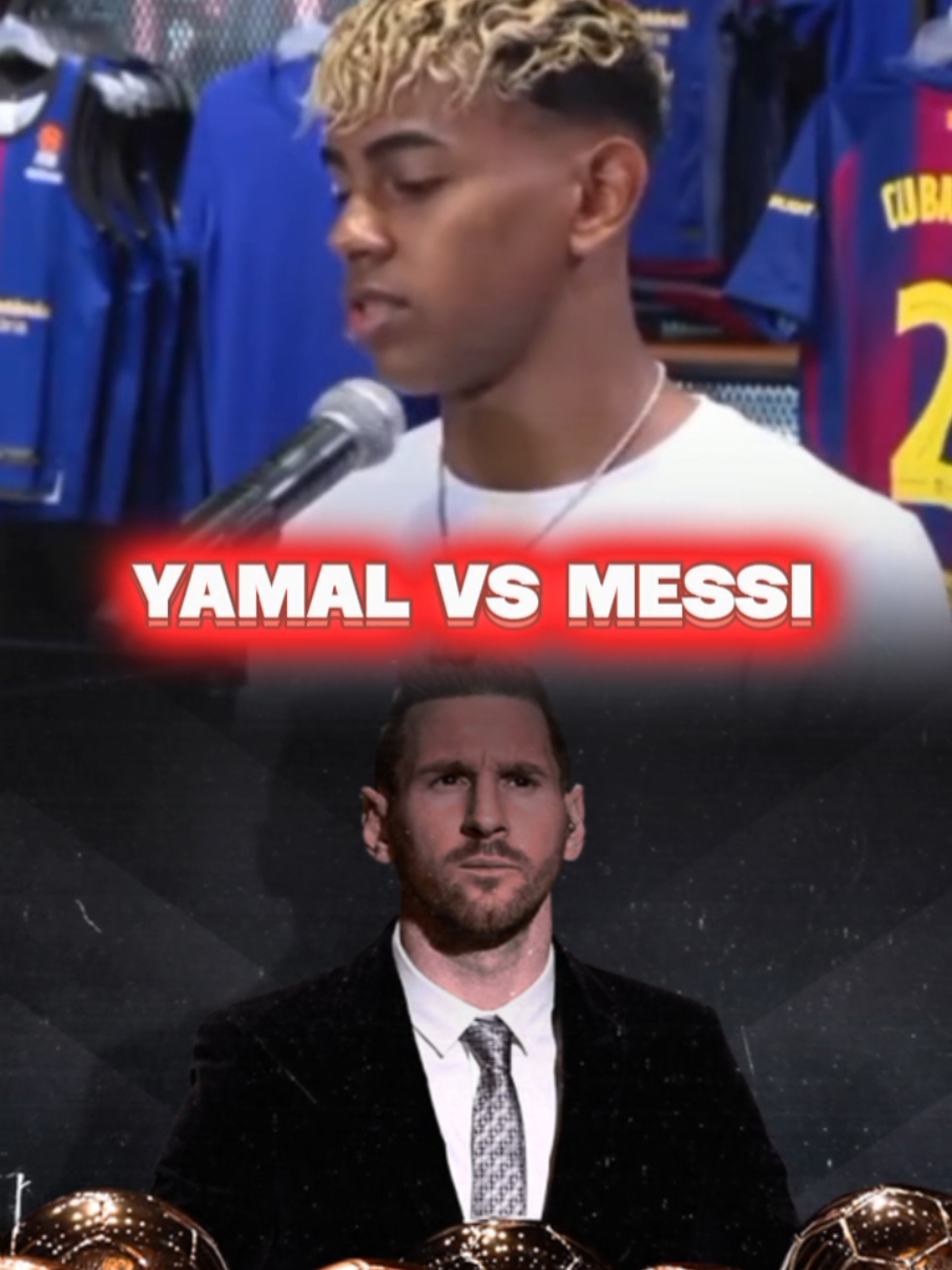 Lamine Yamal afirma que los balones de oro de Messi son todos regalados . #yamal #futbol #futbol #lamineyamal #messi #balondeoro 