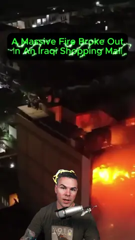 A massive fire broke out in an Iraqi Shopping mall.