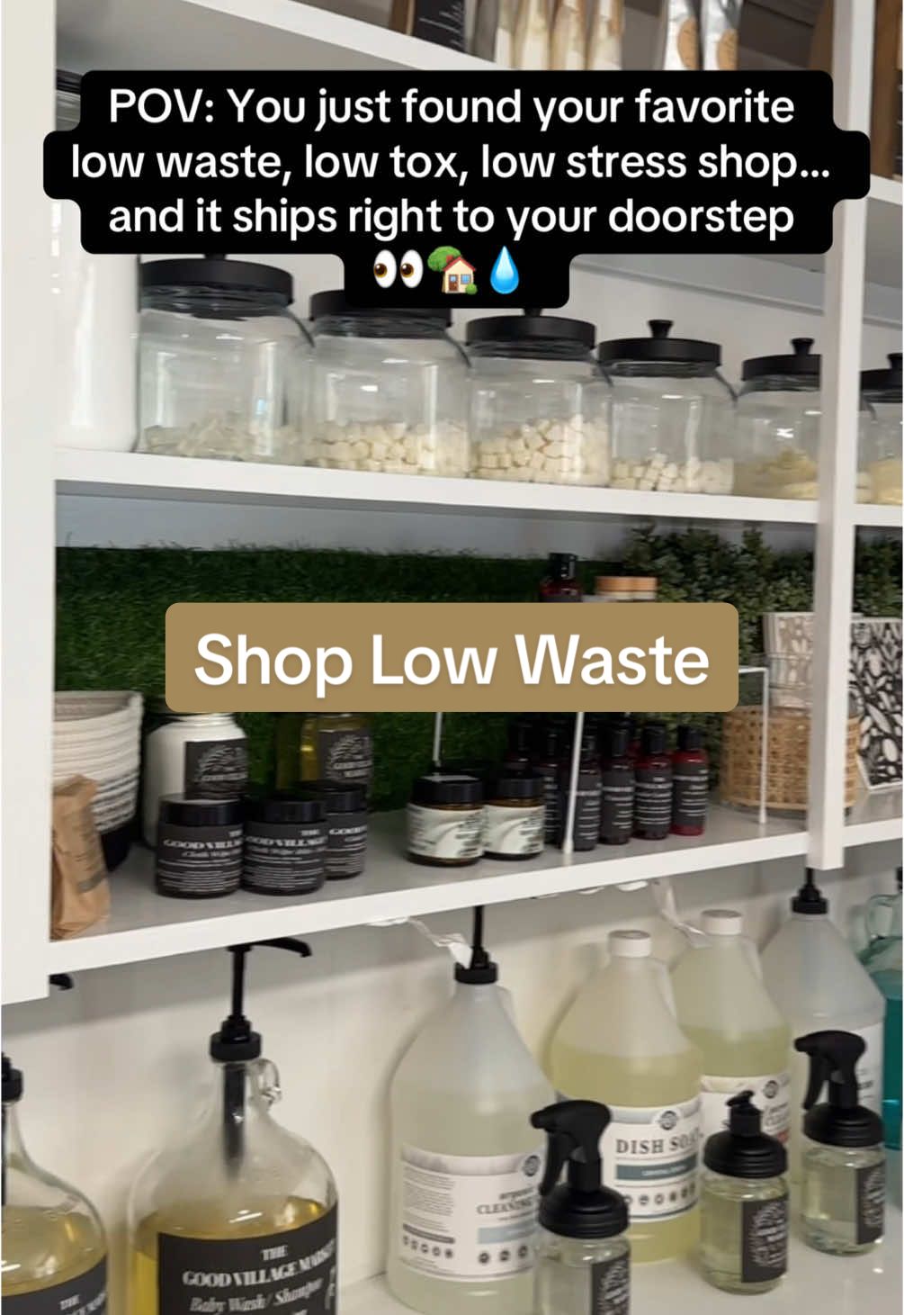Low waste? Check. Low tox? Check. No leaving the house? BIG check. Shop The Good Village Market from the couch—you’ve earned it. 💻🌿📦 ✨ Grand opening is July 18 @ 10AM EST — snag a refill credit pack with your first order! #LowWasteLiving #EcoFriendlyHome #SustainableShopping #RefilleryAtHome #LowToxLife #TheGoodVillage #EcoShop #SmallBizTok #GreenLiving #RefillNotLandfill #GrandOpening #RefillCredit #ShopFromHome