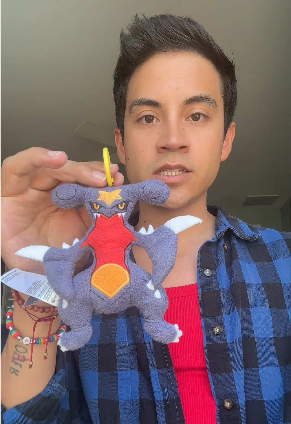 Garchomp in their Pozempic era 🦈⏳ #fyp #pokemon #pokemontiktok #pokemonplush #keychain #garchomp 