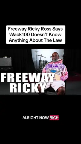 Freeway Ricky Ross Says Wack100 Doesn't Know Anything About The Law #freewayrickyross #vladtv #wack100 #law #fyp #virał 