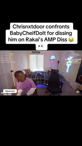 Chrisnxtdoor confronts BabyCheifDoIt for dissing him on Rakai’s AMP Diss 😂👀 #chrisnxtdoor #rakai #babychiefdoit #amp #viral 