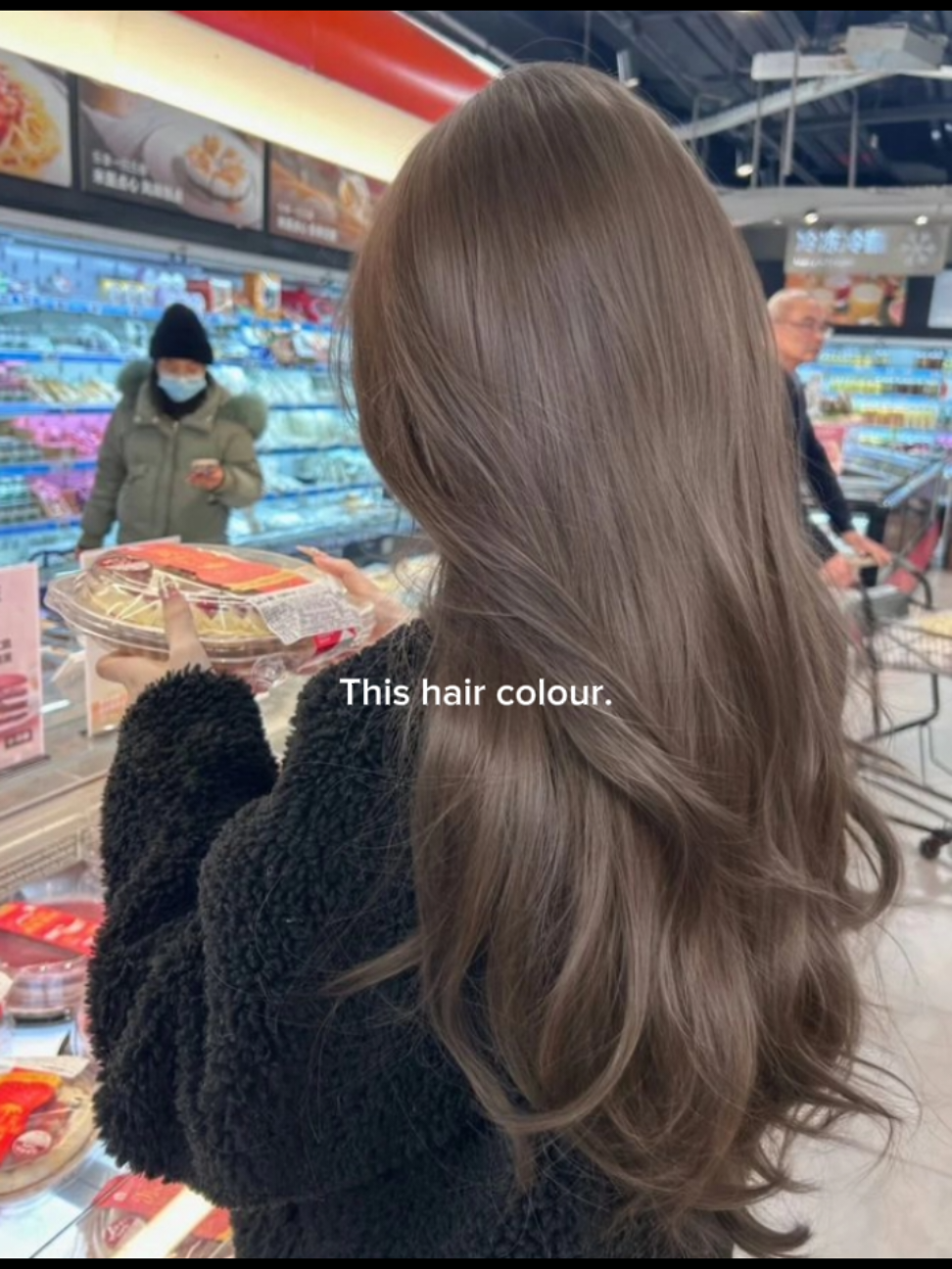 word pretty isn't enough  #milkteahair #lightbrownhair #foryou #foryou #hair 
