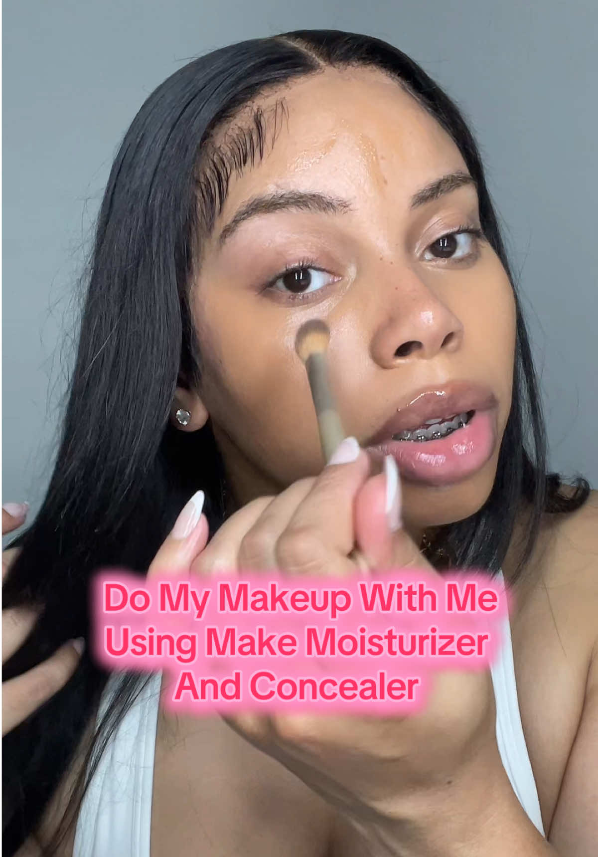 My shade was too dark to be a used as a highlight concealer but I the coverage is so beautiful. I did a light dewy spot conceal type of look. You can see how well it blends and it matched my skin complexion perfectly. I also loved the moisturizer. It felt so amazing velvety! #makuptutorial #concealertutorial #moisturizercream #spotconcealing #blendingtutorial #make 