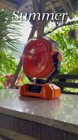 Camping Just Got an Upgrade 🏕️🌬️#vellrivefan #portablefan #powerbankfan #techgadgets #tiktokmadebuyit #campinggear #vellrivefan #mistingfan #outdoortips #coolinghack #mistingfan #summermusthaves #vellrivefan #staycool #tiktokfinds