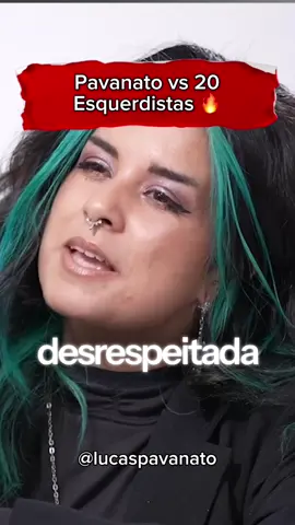Feminista ficou com nojo! - Pavanato vs 20 esquerdistas 🔥 #pavanato #nikolasferreira #bolsonaro #tiktokbr #debate 