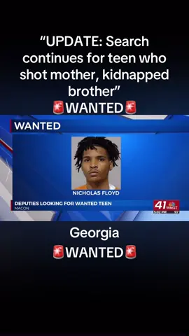 “UPDATE: Search continues for teen who shot mother, kidnapped brother- As the search continues for 18-year-old Nicholas Ishmael Floyd, the woman who 18-year-old Nicholas Ishmael Floyd is accused of shooting Tuesday night is his mother. That's according to the Bibb County Sheriff's Office.” 41NBC Georgia #wantedbypolice #turnhimin #saysomethingifyouknowsomething #stopteenviolence #stopteengunviolence #stopdomesticviolence #stopshootingfamily 