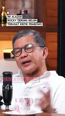 Ini alasan Rocky Gerung belum terlihat kritik Prabowo! #rocky #gerung #rockygerung #prabowo #jokowi #gibran #akbarfaisal #CapCut 
