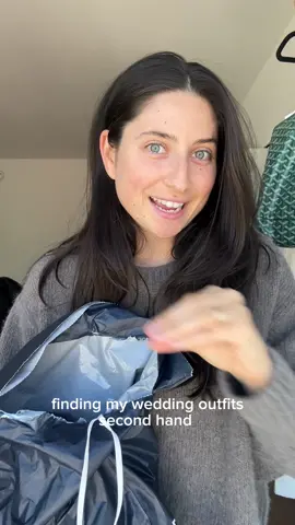 Finding my wedding outfits second hand!!! #wedding #secondhand #haul #shopping #trr #therealreal #bride @The RealReal  