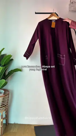 Awalnya coba2 beli satu lah kok malah keterusan mau punya semua warnanya😁😂 #reviewjujur #abaya #abayaviral #abayaset #abayaantiuv #abayamurah #fortaleza 