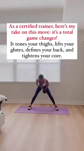 Want to sculpt your legs, glutes, AND back in one move?!  This lateral lunge with a row does it all! 🔥 It tones your thighs 🦵🏻 Lifts your glutes 🍑 And defines your back 💪🏻 All while firing up your core ✨ ✅ Low-impact ✅ Joint-friendly ✅ Perfect for busy women who want results without the gym Add this to your next workout and FEEL the difference!  You’ll see it too—with consistency and the right nutrition 💥 💻 Find this move + full workouts in my app 📲 30-minute workouts, custom meal plans & a supportive community ⬆️ Founding members get a lifetime discount! 🖇️in profile.  #homeworkouts #fitmom #tonedlegs #backworkouts #fitnessapp