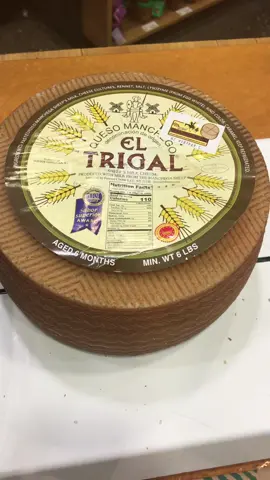 Sheep’s milk cheese Manchego, likely the most well known of the Spanish cheeses, is made from 100% Manchega Sheep Milk.  6 Month aged El Trigal manchego is firm, but not too dry.  With notes of toasted almonds and a pleasant buttery aroma, Manchego is perfect for any cheese plate. #fyp #cheese #satisfying #yummy #FoodLover #montizatiktok #spain🇪🇸.