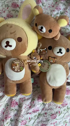 where my kkuma girlies at 🌼˖ ݁𖥔 ݁˖ 𐙚 ˖ ݁𖥔 ݁˖  #sanx #kkuma #rilakkuma #rilakkumacollection #rilakkumaplush #rilakkumalover #rilakkumausatour #foryou #fyp #cutecore🐾🦴🎀🍮 #foryourpage #targetaudience 