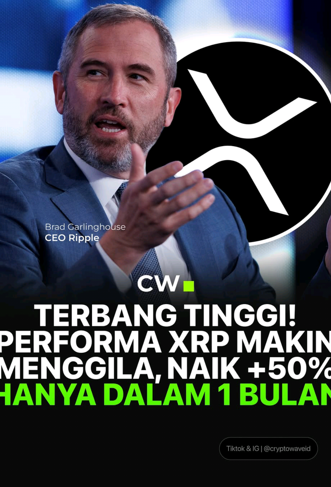 XRP Army full senyum! Harga XRP mengalami kenaikkan yang cukup tinggi bulan ini, naik hingga +50%.  Holder XRP yuk merapat🙌 #CapCut #bitcoin #crypto #cryptocurrency #cryptowave #gabrielrey #trivexchange #timothyronald #timothyronaldshort 