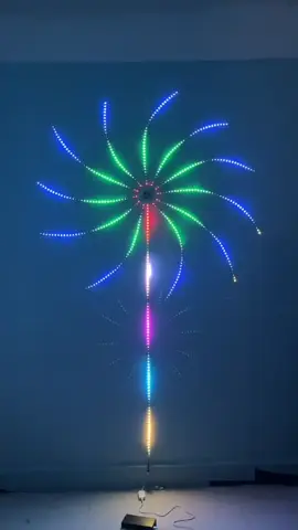 Lampu LED Firework RGB running super keren, langsung CO dikeranjang kuning #lampufireworks #tiktokshopindonesia #fypage 