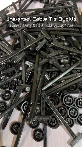 100pcs Nylon Universal Cable Tie Buckle Heavy Duty Self-Locking Zip #Universalcabletiebuckle #universalcabletieforcar #universalcablefasteningtie 
