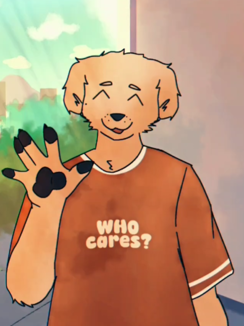 Do it again next time? 👕 . What do you think will happen in the next episode? Share your speculation 🙂 . #date #art #animation #animals #dog #cute #puppy #depresion #feelings #bordelcollie #aestetic #teen #friends #draw #foryou #Love #doggy #day #city #trees #nature 