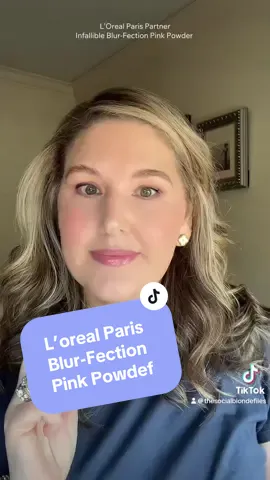 If setting powder makes your skin look crusty, dry or adds 10 years to your face, watch what the @loréal paris usa Infallible Blur-fection Setting Powder does. Even my expensive pink powders can’t do this! #lorealparispartner #loreal #settingpowder #matureskin #makeup #makeupover40 #genx #CapCut 