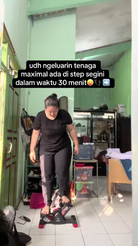 bagian 7 | rasa rasanya ini perut agak kempes dari sebelum2 nya 🤣🤣#vstepper #sidestepper #olahraga #defisitkalori #intermitenfasting18 