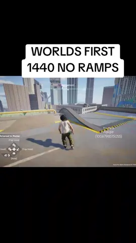 finally hit a worlds first #skate4 #tricklining #skate #skate3 