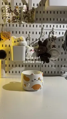 Start your day with a purr-fect sip. ☕🐾 This cat mug isn’t just cute—it’s your new favorite mood! #coffeemug #aestheticmug 