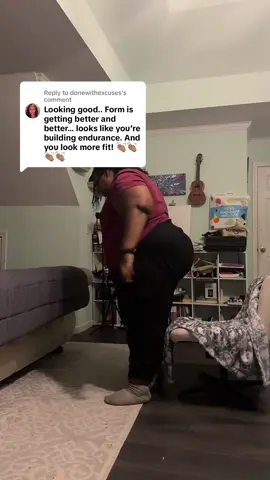 Replying to @donewithexcuses #jadedjourney #nonscalevictory #bootyworkchallenge #update 