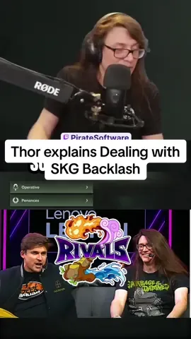 Thor explains Dealing with SKG Backlash #piratesoftware #gamedev #software #livestreamfails 