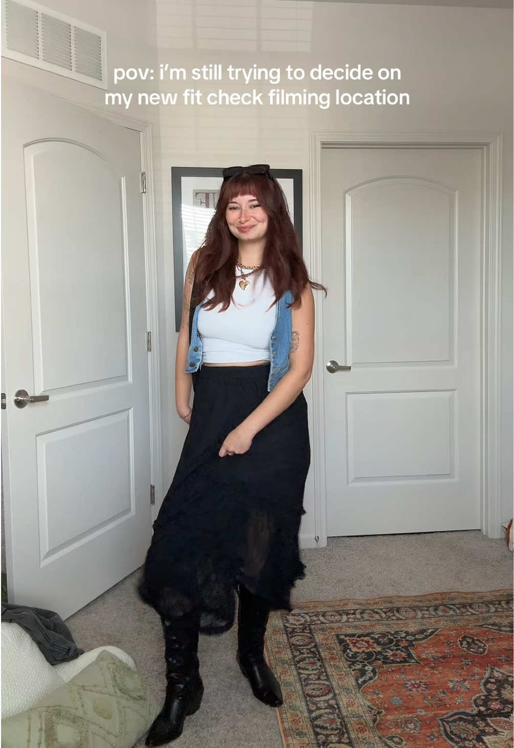 the lighting here is great but not much room to show off my personality #OOTD #wlw 