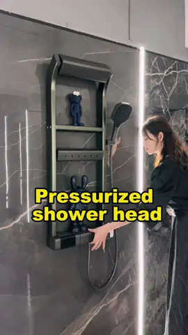 Goodbye traditional shower#shower #showerhead #pressurizedshower head#bathroomdesign #bathroomdecor #interiordesign #interior #homedesign #interiordesigner #interiordesignspiration #aleadhome 