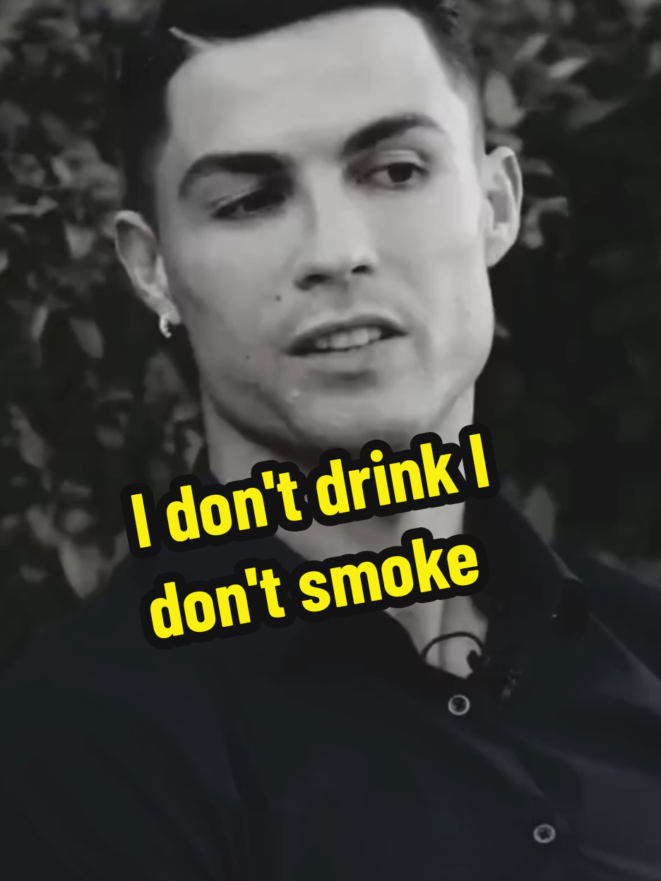 I don't drink I don't smoke #motivation #ronaldowisdom2 #cristianoronaldo #cr7cristianoronaldo #ronaldo_fans #ronaldomotivation #unitedkingdom 