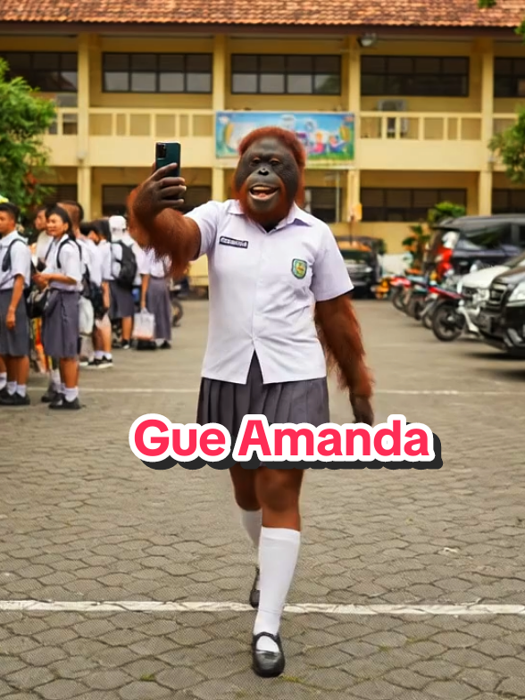 Gue Amanda  #orangutan #Vlog #animasi #fyp #foryou 