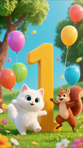 Học đếm số tiếng Anh từ 1 đến 10 #tiktokkids #kids #learnenglish #hoctienganh #kidscartoon #1to10 #hoathinh 