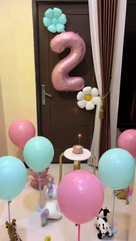 Selamat ulang tahun sayangnya papah mamah 🥺🩷#happybirthday #ultah2tahun #ideultahanak 