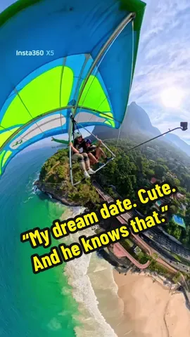 let’s go, don’t wait 🇧🇷🪂⛵️🌎 #rio #riodejaneiro #brasil #brazil #hanggliding #mydreamdate #boating 