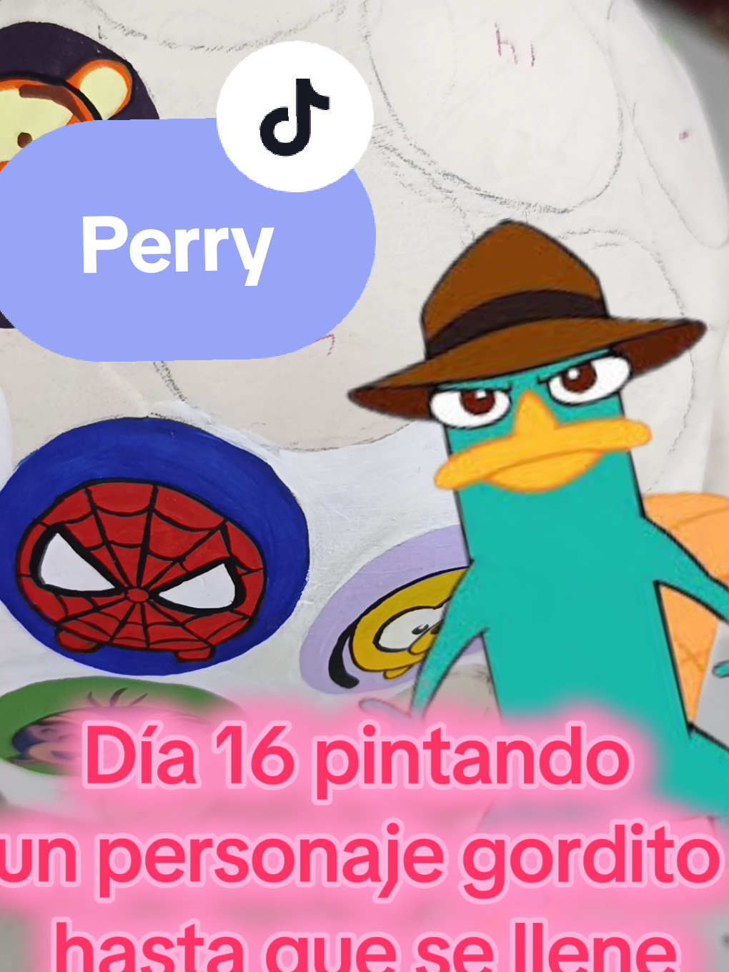 #pintura #arte #pintura #artepop #perryelornitorrinco 