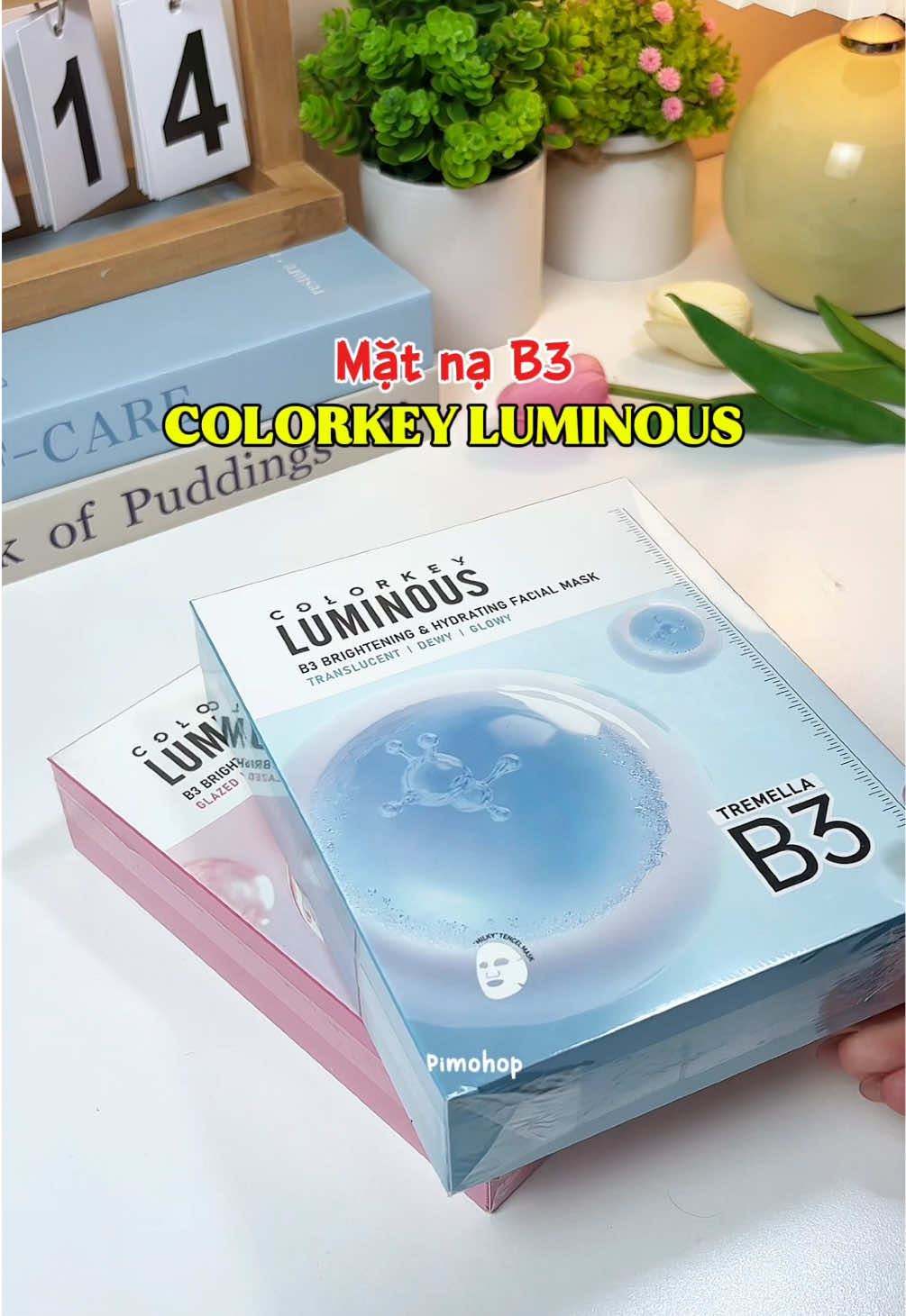 Mặt nạ B3 mới nhà Colorkey sài okela lắm lun #pimohop #colorkeyvn #colorkeyluminous #matnab3 #matna #goclamdep #xuhuong #skincare #viral 