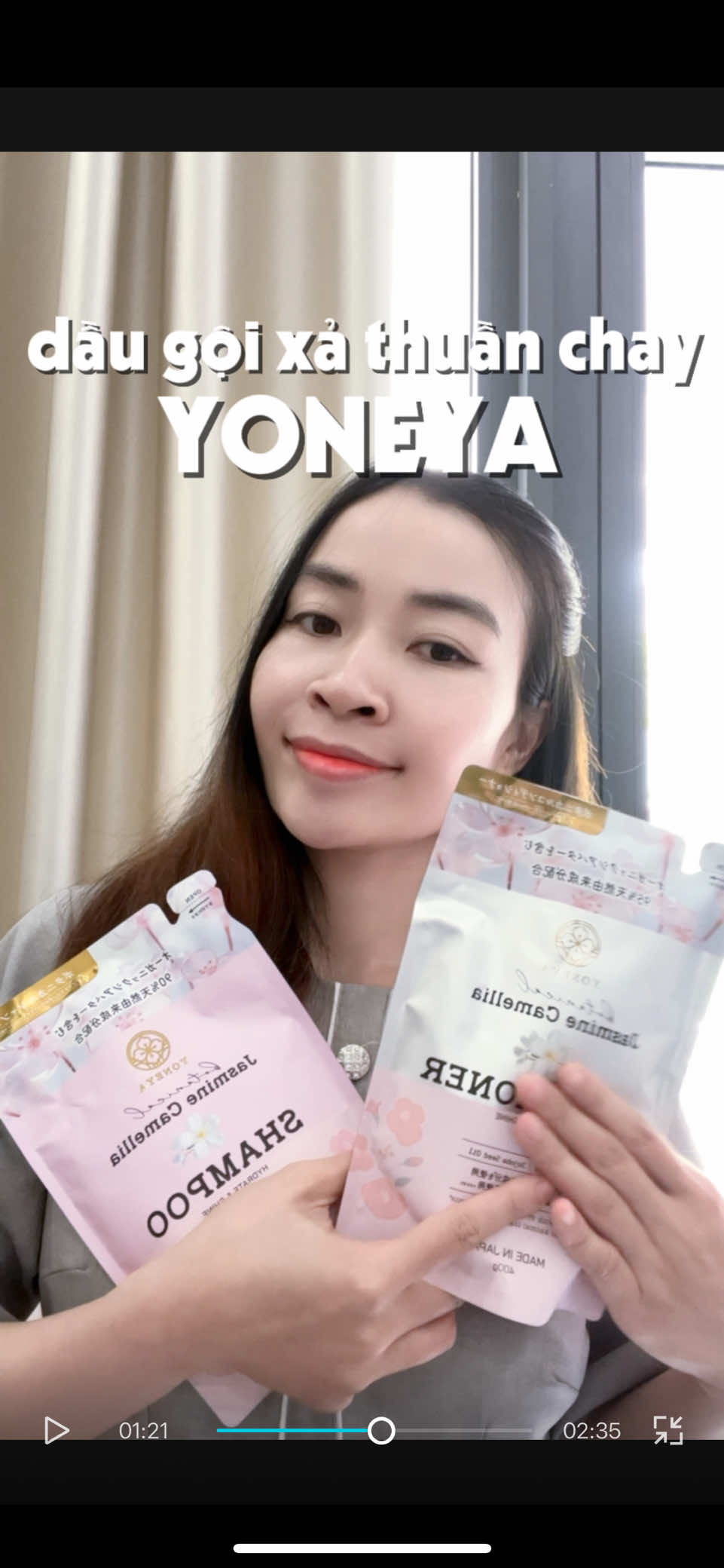 Sau sinh tóc khô xơ, rối 1 nùi, nhưng phải công nhận sài em nó xong nó đã mấy bà, tóc mềm gì đâu á, cải thiện tình trạng rụng tóc, các bà tham khảo nha #yoneya #haircare #daugoinhatban #daugoiyoneya 