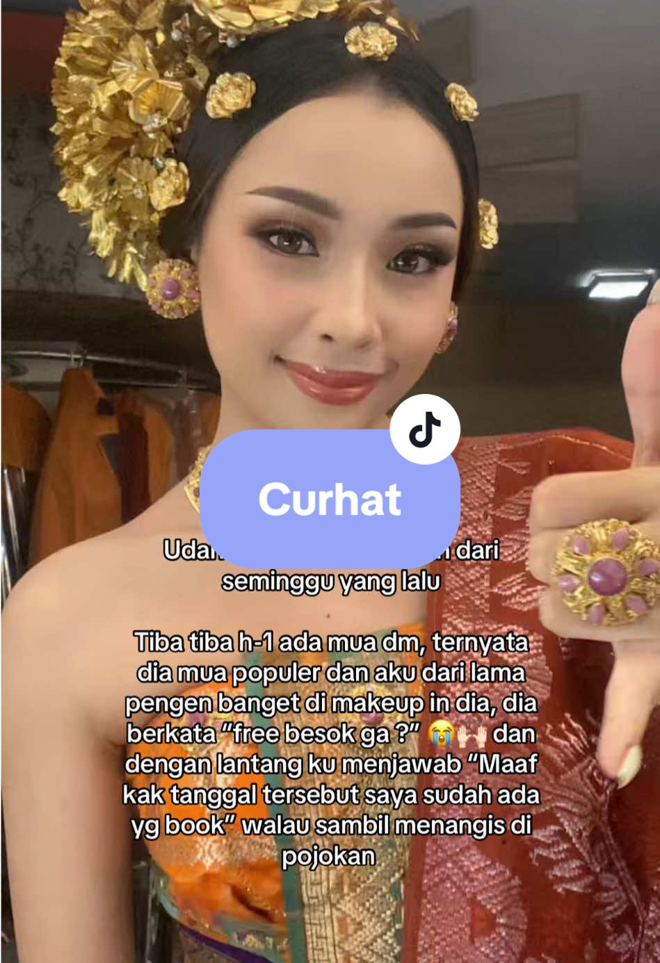 Curhat dikit, kalian pernah ga gini ? Ahahaha 😭🙏🏻 #curhat #muse #model #talentbali 