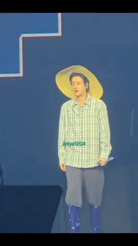 Farmer Jin ! Jin : i never imagined i would wear something like this on stage 😭😭😭 #BTS #kimseokjin #seokjin #seokjinnie #kimseokjin🐹 #seokjinbts #jin #jinbts #jino #kimseokjinbts #bangtan #bangtanboys #army #armylover #bangtansonyeondan방탄소년단 #armylife #armylove #armylovers #armylovebts #bangtan_sonyeondan #armys #armys💜 #bangtanarmy #armybts #armybts_bangtan #btsarmy #btsarmyforever #foryou #explore #fyp #viral #fy #fypシ #fypviral #runningwild #runjin  #dontsayyouloveme #RUNSEOKJIN_epTOUR #Jin_TOUR #concert  #RUNSEOKJIN_epTOUR_US  #RUNSEOKJIN_epTOUR_Anaheim #Anaheim 