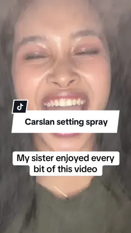 The lengths I go to test a product @carslan_us @Carslan Global Official #tiktoksacrafice #settingspray #carslan