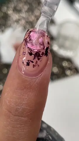Nude Nail with a bit of Sparkle ✨ ilysmnails .com #nails #nailart #beautyhacks #asmr  #onthisday 